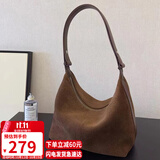 YUYULA牛皮包包女包托特包通勤大容量绒面手提包生日礼物轻奢送女友老婆