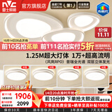 雷士（NVC）led吸顶灯客厅卧室餐厅灯未来光护眼漫反射套餐包安装  风岚PRO 荐【220W大客厅适用】四室一厅