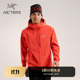 ARC'TERYX始祖鸟 GAMMA MX HOODY 防风 男子 软壳夹克 DYNASTY/皇朝红 L
