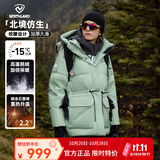 诺诗兰（NORTHLAND）女士鹅绒羽绒服户外防泼防风高蓬石墨烯升温抗寒保暖服【北境】