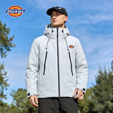 Dickies户外棉服男秋冬夹克外套上衣连帽防风保暖百搭登山服 龙灰 L