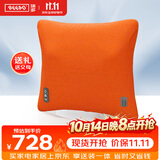 瑞多按摩抱枕 腰部按摩器靠垫靠枕充电 车载颈椎背部按摩仪 节日生日礼物送父母爸爸妈妈长辈B-200 B-200 /活力橙