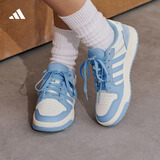 adidas ENTRAP美式校园风运动鞋少年感复古篮球风板鞋阿迪达斯   亮白/亮光蓝   42