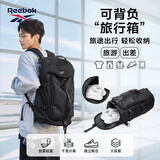 锐步（Reebok）大容量旅行双肩包男干湿分离健身运动训练包商务出差登机手提包女 子夜黑（39L大容量/干湿分离/带独立鞋仓）