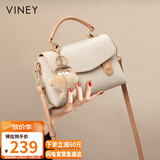 viney包包女包牛皮洋气剑桥包轻奢斜挎单肩包生日礼物品牌送女友老婆