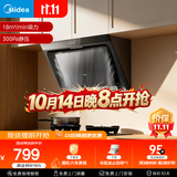 美的（Midea）抽吸排油烟机 家用大吸力侧吸式油烟机上门安装以旧换新出租房屋脱排烟机CXW-200-J30