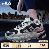 斐乐萤火鞋|FILA老爹鞋男鞋休闲通勤增高鞋复古跑步鞋 白芦笋/军礼蓝-AWD 41