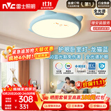 雷士（NVC）LED照明吸顶灯儿童氛围卧室灯健康护眼创意可爱童趣卡通龙猫蓝色