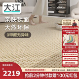 大江进口羊毛地毯客厅现代简约素色轻奢高级感沙发地毯240x340cm