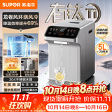 苏泊尔（SUPOR）有钛内胆电热水瓶风冷降温5L水箱可拆2200W速沸烧水壶净饮水机 恒温水壶调奶器SW-50T201Pro