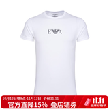 阿玛尼（ARMANI）奢侈品男装 男士时尚百搭休闲修身薄款短袖T恤单件打底 节日礼物 97926白色 L