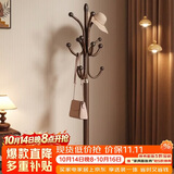 八海鸟衣帽架落地挂衣架立式挂衣服铁艺金属挂包架子入户玄关卧室大衣架