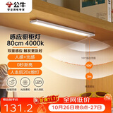 公牛（BULL）人体感应橱柜灯衣柜灯MC-A003B-ES磁吸卧室床沿小夜灯80CM4000K