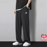 阿迪达斯（adidas） 裤子男裤 26秋季新款运动裤跑步健身卫裤直筒透气休闲长裤男 黑色/针织透气/偏锥形裤/拍前联系客服 L