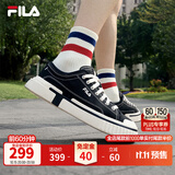 斐乐断层鞋｜FILA帆布鞋厚底男鞋夏季透气轻便运动休闲鞋 黑-BK 42