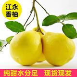 趣觅鲜江永香柚纯甜沙田柚湖南永州特产正宗农家老树柚子白肉新鲜水果 8.5斤小果袋装6-8个