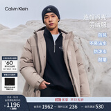 Calvin KleinJeans【防风防水】秋冬男士ck90绒户外潮流连帽派克羽绒服外套