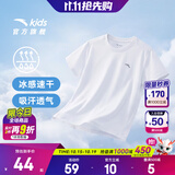 安踏童装儿童t恤男女童清风T夏季新款速干透气舒适青少年短袖12-16岁 【店长推荐丨100%涤】纯净白5110-1 170 cm