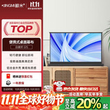 鲸米（JINGMI）投影幕布G1S微型便携式桌面幕布40英寸16:9户外办公家用移动手拉桌幕迷你投影仪幕布