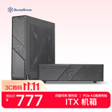 银昕（SilverStone）米罗ML12 HTPC机箱（PCIe4.0/支持ITX主板/Type-C/ATX电源/直立横卧/长显卡)