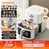 九阳（Joyoung）空气炸锅2026年新款家用免翻面6L大容量多功能可视全自动0涂层304不锈钢钛蒸烤炸一体PR2506