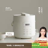 olayks立时 电压力锅 高压锅 多功能高压电饭锅快煮智能压力锅小型婴儿辅食锅 2升适用2-3人双胆