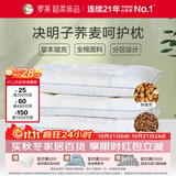 罗莱家纺 枕头颈椎枕 100%棉决明子荞麦花草枕头护颈椎助睡眠 46*72cm