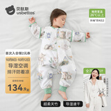 贝肽斯婴儿睡袋防惊跳夏季空调房薄款小孩子儿童睡袋0-3岁保护肚子着凉 夏季（前4后2 26℃以上）灵鹿 M码【建议身高80-95cm】