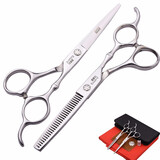 爱德华（EDWARD） 爱德华专业理发剪刀发型师打薄剪美发剪理发剪刀平剪牙剪套装 平剪+牙剪配围布皮包等礼包