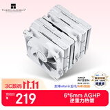 利民（thermalright）Peerless Assassin 120 WHITE 风冷散热器  AGHP 6热管双塔 带顶盖双C12W风扇 PA120 WHITE