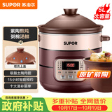 苏泊尔（SUPOR）电炖锅 电炖盅 煲汤锅炖汤锅 电煮锅 燕窝炖盅 煮粥神器 电砂锅 5L家用陶瓷内胆DG50YC806多功能锅