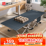瑞仕达折叠床办公室午睡床单人医院陪护床便携行军床午休神器-30管平款