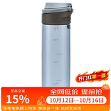 乐扣乐扣（LOCK&LOCK）一键式运动水杯塑料杯户外便携水壶带把手刻度男女杯子蓝色750ml