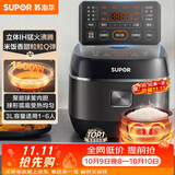 苏泊尔（SUPOR）小电饭煲2-3人3升IH加热球釜内胆柴火饭杂粮饭家用电煮锅不粘锅智能预约小型迷你电饭锅SF30HC0952