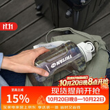 乐扣乐扣（LOCK&LOCK）小水库大容量塑料运动水杯户外冷水壶刻度把手男女杯子2.2L白色