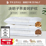 罗莱家纺 枕头颈椎枕 100%棉决明子荞麦花草枕头护颈椎助睡眠 46*72cm