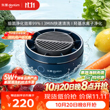 东菱（Donlim）转转果蔬清洗机食材净化机 洗菜机果蔬净化机漩涡清洗高效净化无线便携DL-1326静谧蓝