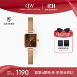 丹尼尔惠灵顿（DanielWellington）DW女士手表复古小方糖钢表带石英腕表生日礼物送女友DW649