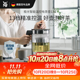 WMF福腾宝极光智能温控电茶壶不锈钢 玻璃可调温电茶壶烧水壶电热水壶保温茶壶 电热水壶 1.6L