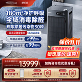 SOLEUSAIR空气净化器s01家用除甲醛大平层净化等离子除菌除tvoc异味除pm2.5雾霾消杀H1N1流感病毒 S01【消毒除醛旗舰款】