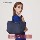LACOSTE法国鳄鱼女包春夏L1212系列大容量托特包手提单肩包|NF2037PO 141/墨蓝色
