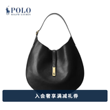 Polo Ralph Lauren 拉夫劳伦 Polo ID 女配 经典款皮革大号单肩包RL51979 001-黑色 ONE