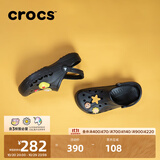 卡骆驰（CROCS）贝雅洞洞鞋男鞋女鞋轻便耐磨一脚蹬拖鞋休闲鞋百搭花园鞋|10126 黑色-001(含智必星) 41 /42(260mm)