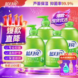蓝月亮 洗手液泡沫丰富芦荟抑菌99.9%500g*2+补充装500g*2