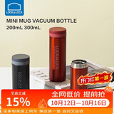 乐扣乐扣（LOCK&LOCK）不锈钢纤巧便携保温杯茶水杯车载商务杯子200ml红色LHC550