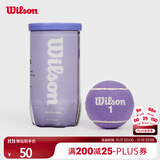 Wilson威尔胜2025全新配色罐装网球2颗装 落日紫色【球上数字随机】