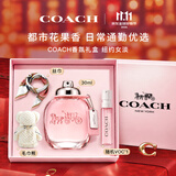 蔻驰（COACH）纽约淡香水女士30ml生日新婚礼物白玫瑰礼盒送女朋友老婆持久留香