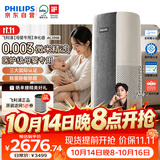 飞利浦（PHILIPS）【0.003微米精滤】空气净化器孕妇婴儿专用新房除甲醛除二手烟味螨尘病毒细菌花粉过敏原AC3998
