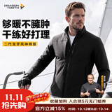 龙牙二代风神棉服外套运动户外保暖抗静电加厚棉服男休闲通勤商务 极夜黑 XL 185 104A 171—194斤