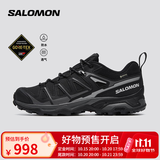 萨洛蒙（Salomon）男款 城市轻户外防水透气稳定登山徒步鞋 X ULTRA PIONEER 2 GTX 黑色 475863 42 (UK8丨 42)